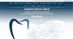 Desktop Screenshot of harmonydentalgroup.net